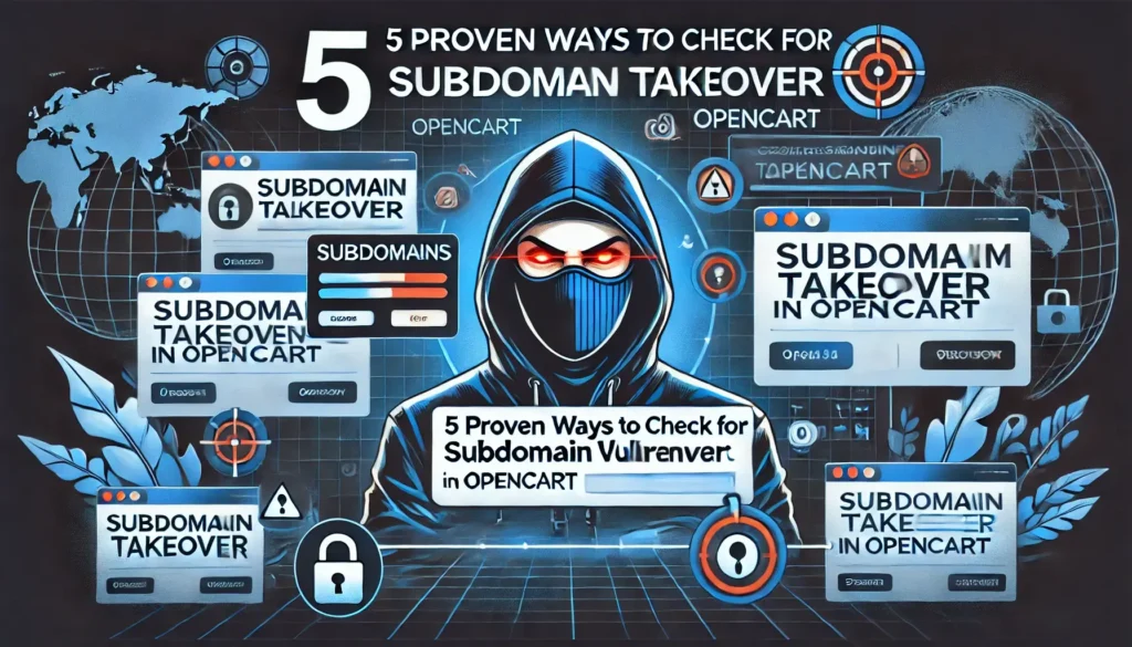 5 Proven Ways to Check for Subdomain Takeover in OpenCart